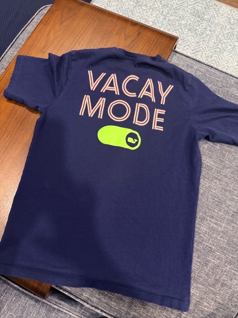 Vineyard Vines Kids Navy 'Vacay Mode' Graphic Tee